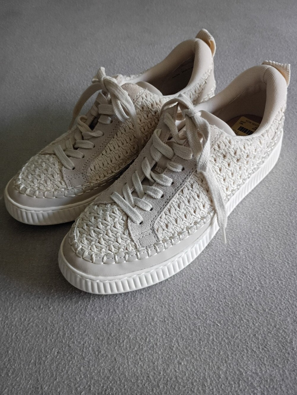 Dolce Vita Nicona Knit Sneakers in Sandstone size 6.5 NWT